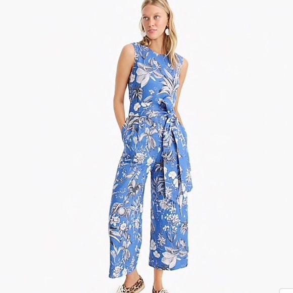 J. Crew Pants - J crew wrap back jumpsuit Ratti tropical toile 0 J. Crew Pants - J crew wrap back jumpsuit Ratti tropical toile 0